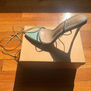 NEW Simmi London Sage Green Women's Stiletto Heel Sz 9